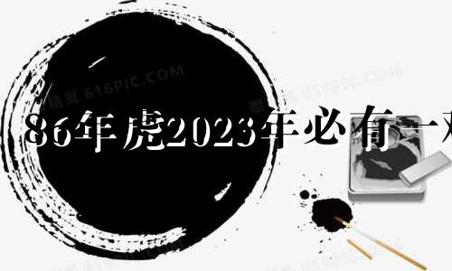 86年虎2023年必有一难 86年2024年属虎人的全年运势