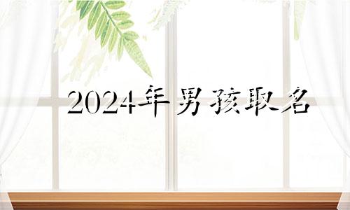 2024年男孩取名