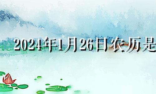 2024年1月26日农历是 2021年1月24号适合订婚吗