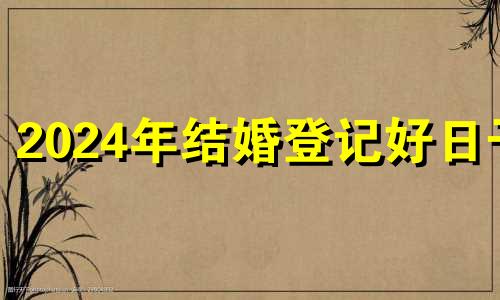 2024年结婚登记好日子 2024年结婚登记黄道吉日