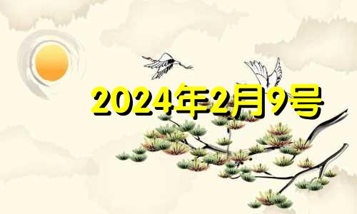 2024年2月9号 2024年二月初九