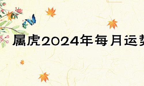 属虎2024年每月运势 2021年2月14日虎人运势