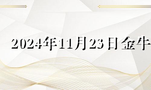 2024年11月23日金牛座 金牛座2021年11月