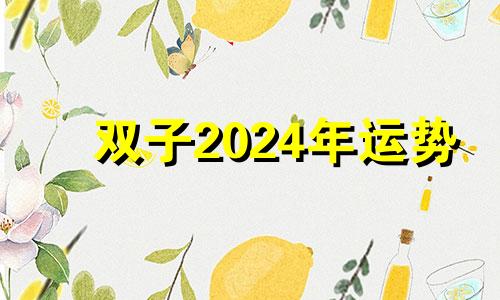 双子2024年运势 双子座23号运势如何