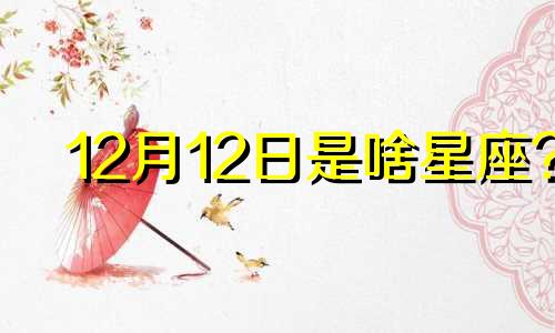 12月12日是啥星座? 12月12日的星座是什么星座