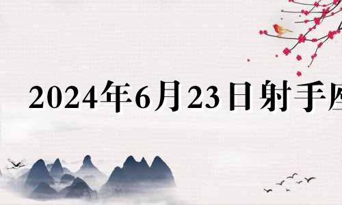 2024年6月23日射手座 2024年射手座运势完整版