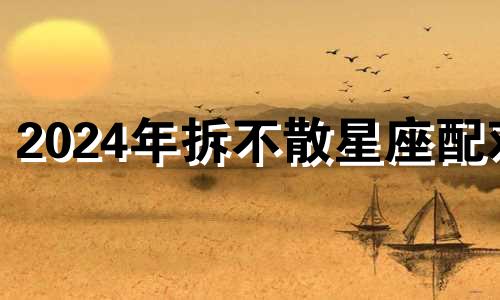 2024年拆不散星座配对