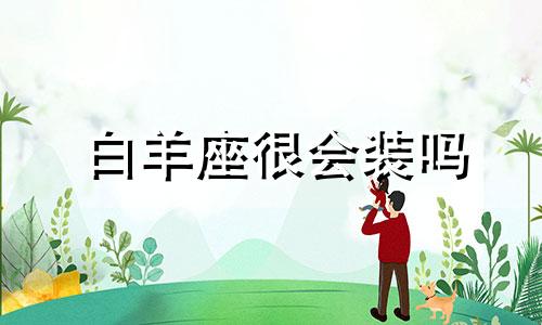 白羊座很会装吗 白羊座会装作不在乎你吗