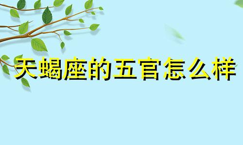 天蝎座的五官怎么样 天蝎座的颜值到底有多少