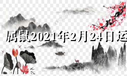 属鼠2021年2月24日运势 属鼠人2024年的命运