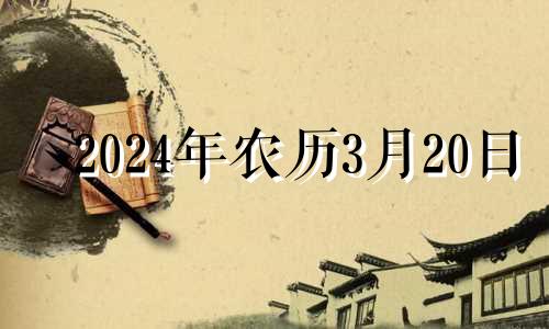 2024年农历3月20日 2024年3月14日是什么日子