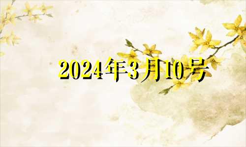 2024年3月10号 2024年3月14日什么日子