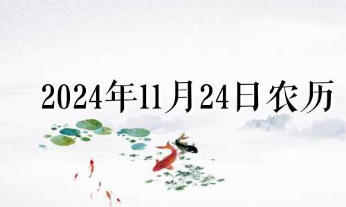 2024年11月24日农历 2020年农历十一二十四