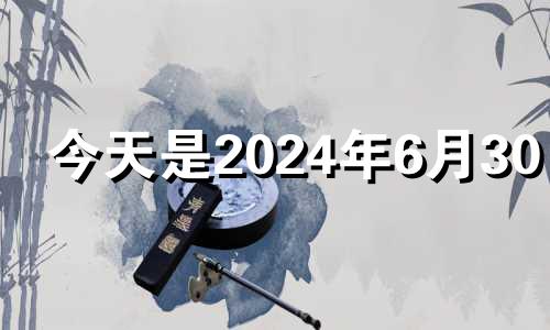 今天是2024年6月30日 2024年6月有31日吗?