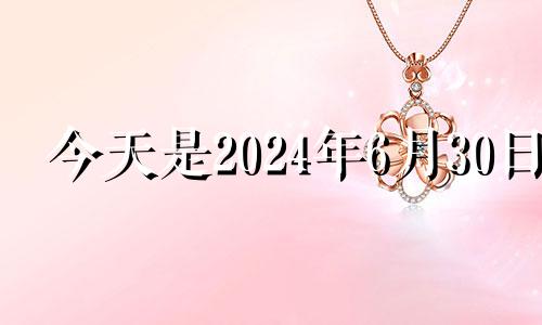 今天是2024年6月30日 2024年6月6号