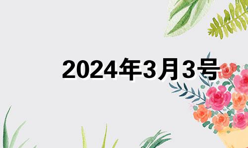 2024年3月3号 2024年3.14日