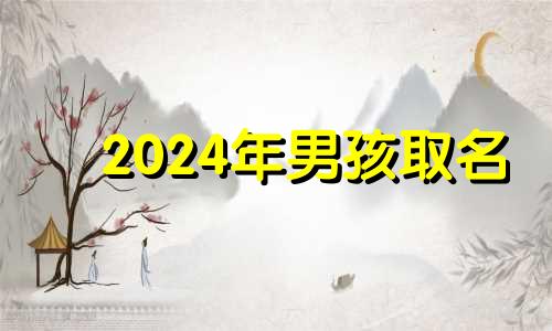 2024年男孩取名 2024年宝宝什么命运