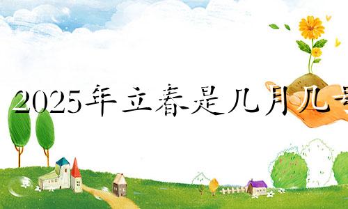 2025年立春是几月几号 2025年什么时候立春