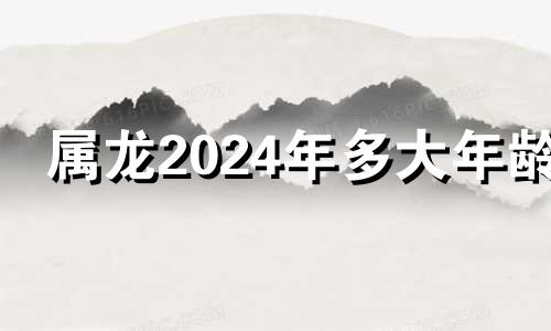 属龙2024年多大年龄 属蛇2024年的运势及运程