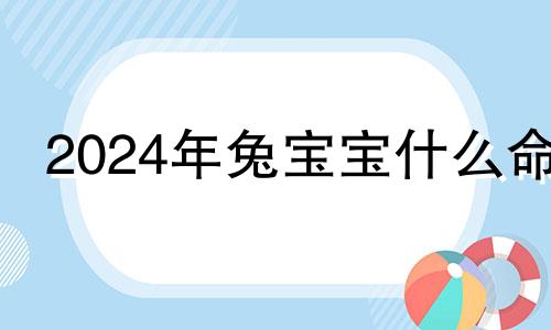 2024年兔宝宝什么命 2024年兔年命咋样