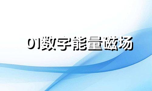 01数字能量磁场 数字能量磁场9413