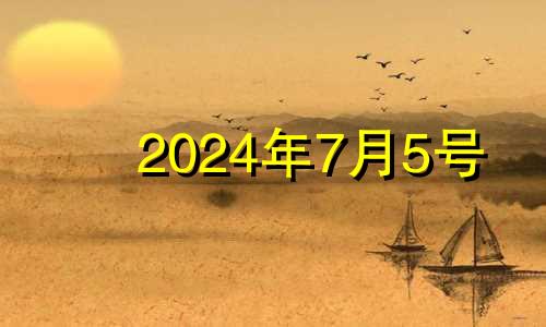 2024年7月5号 2024年7月6日是什么日子