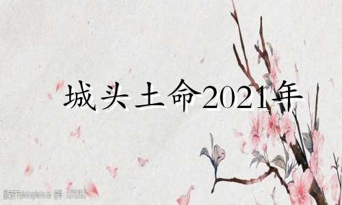 城头土命2021年 城头土命适合去哪个方向