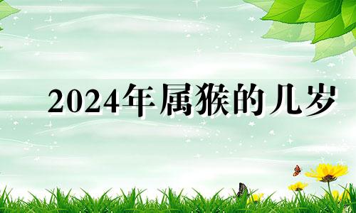 2024年属猴的几岁 猴年2024年运势及运程