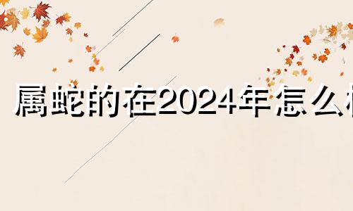 属蛇的在2024年怎么样 生肖蛇2024