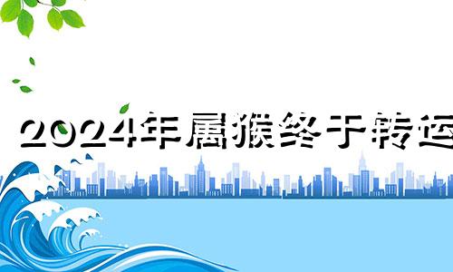 2024年属猴终于转运了 2024年属猴人的流年运势