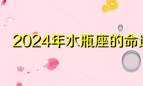 2024年水瓶座的命运 水瓶2024未来运势