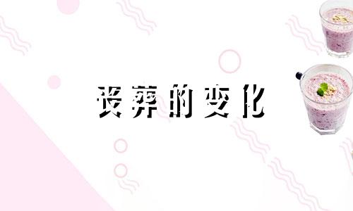 丧葬的变化 丧葬风俗