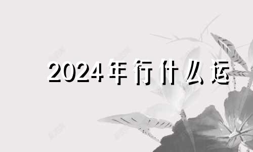 2024年行什么运 2024年属龙男