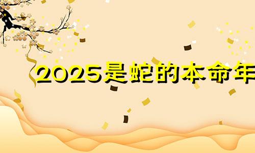 2025是蛇的本命年 2025蛇年运势及运程