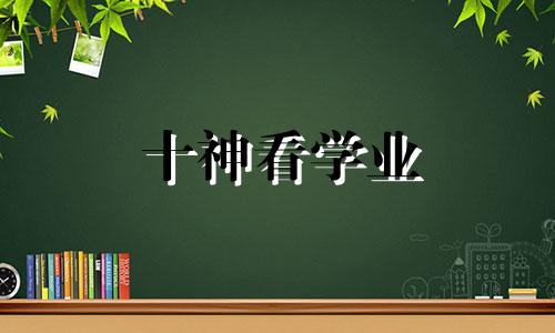 十神看学业 十神对应的性格