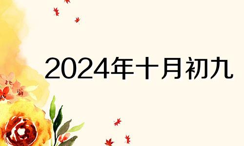 2024年十月初九 九月十四能不能动土