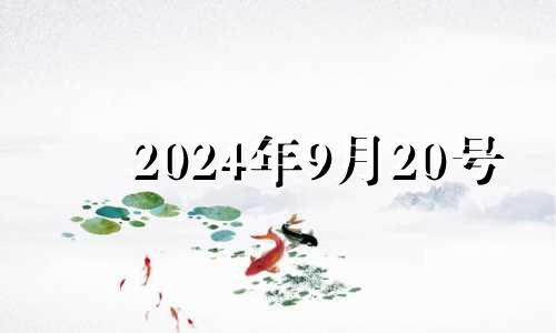 2024年9月20号 2024年的9月28日