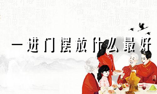 一进门摆放什么最好 一进门放什么最好