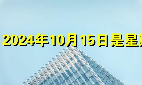 2024年10月15日是星期几 2024年10月14号生肖龙运势