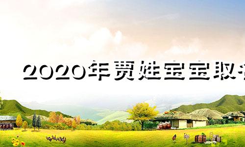 2020年贾姓宝宝取名 牛年贾姓取名