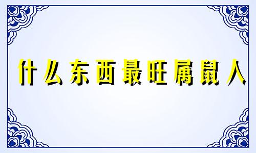 什么东西最旺属鼠人 属老鼠家里忌挂什么字画