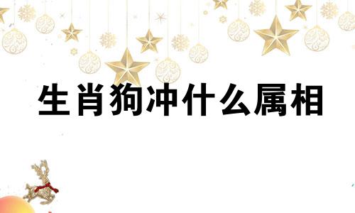 生肖狗冲什么属相 生肖相冲相克表